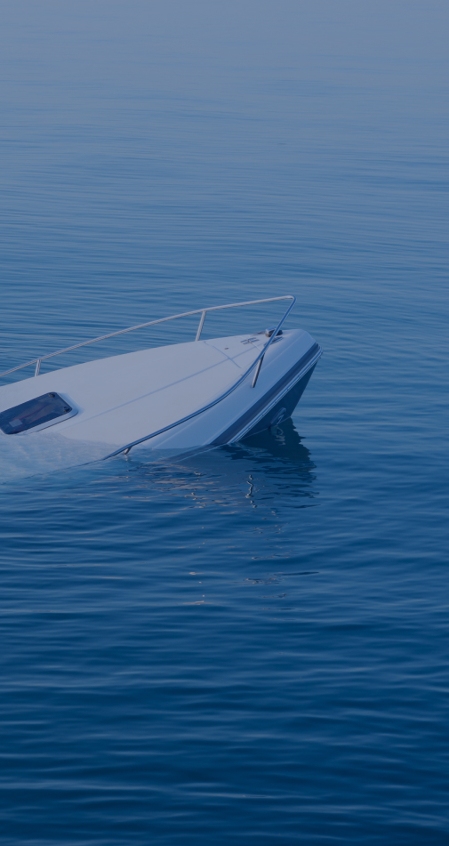 sinking boat